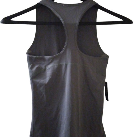 NWT! NIKE Pro Dri-Fit Racerback Slim Fit Tank Top Heathered Gray Women's… - Picture 3 of 12